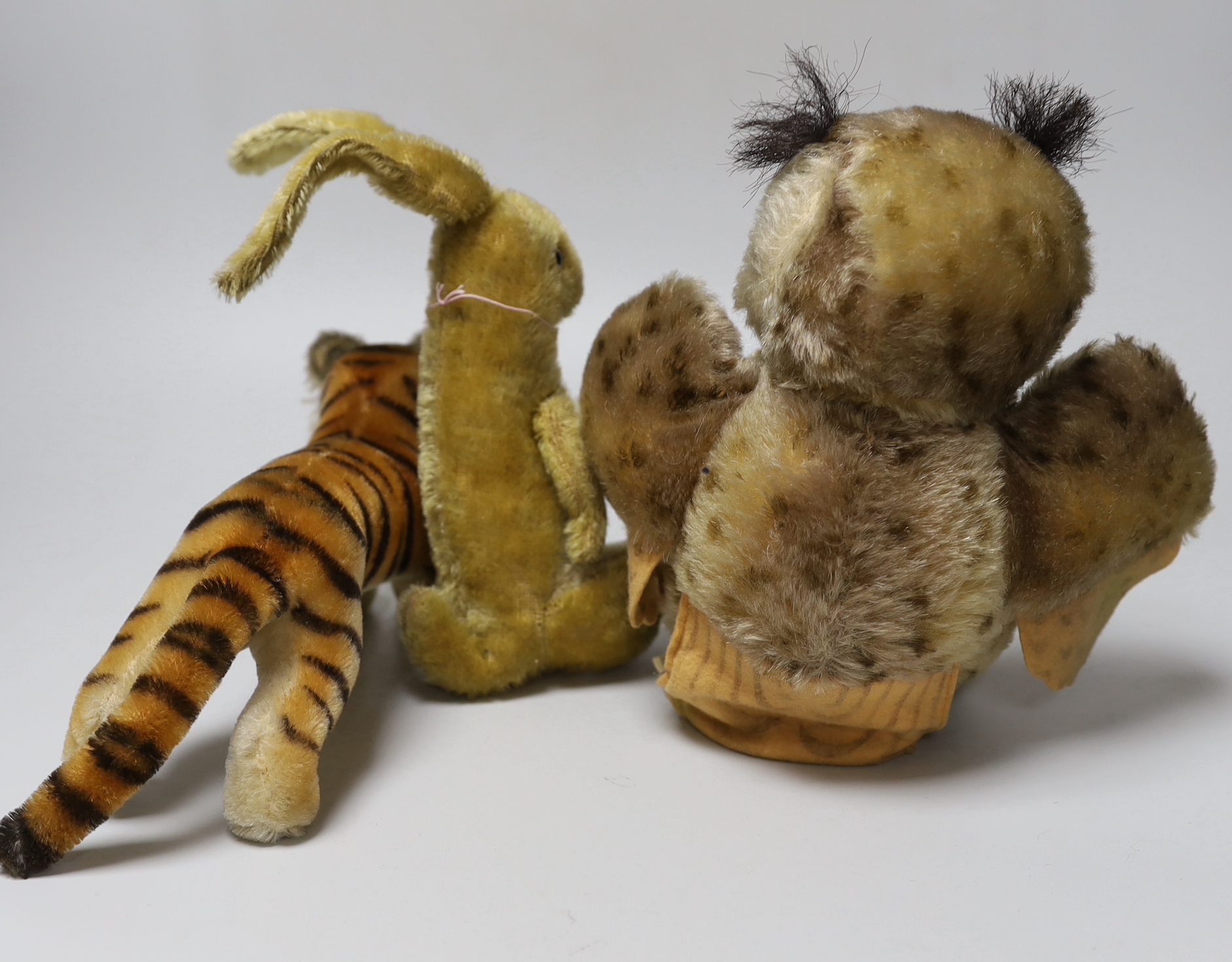 Three Steiff soft toys, circa 1950
